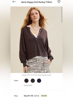 Aerie Long Sleeve Top
